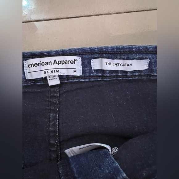 American Apparel Denim Women Blue Jeans M The Easy Jeans Made In México - Picture 5 of 11